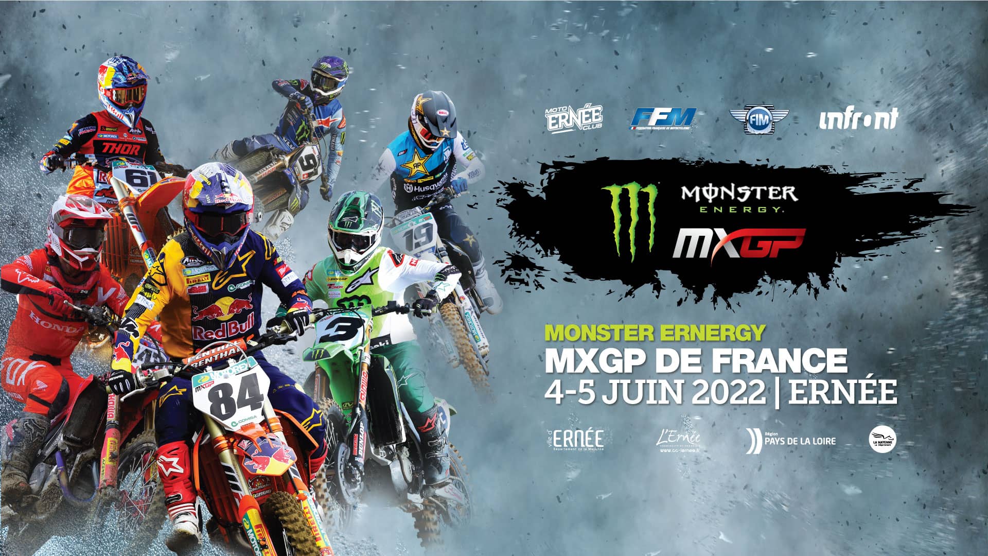 Affiche MXGP France Ernée FFMoto